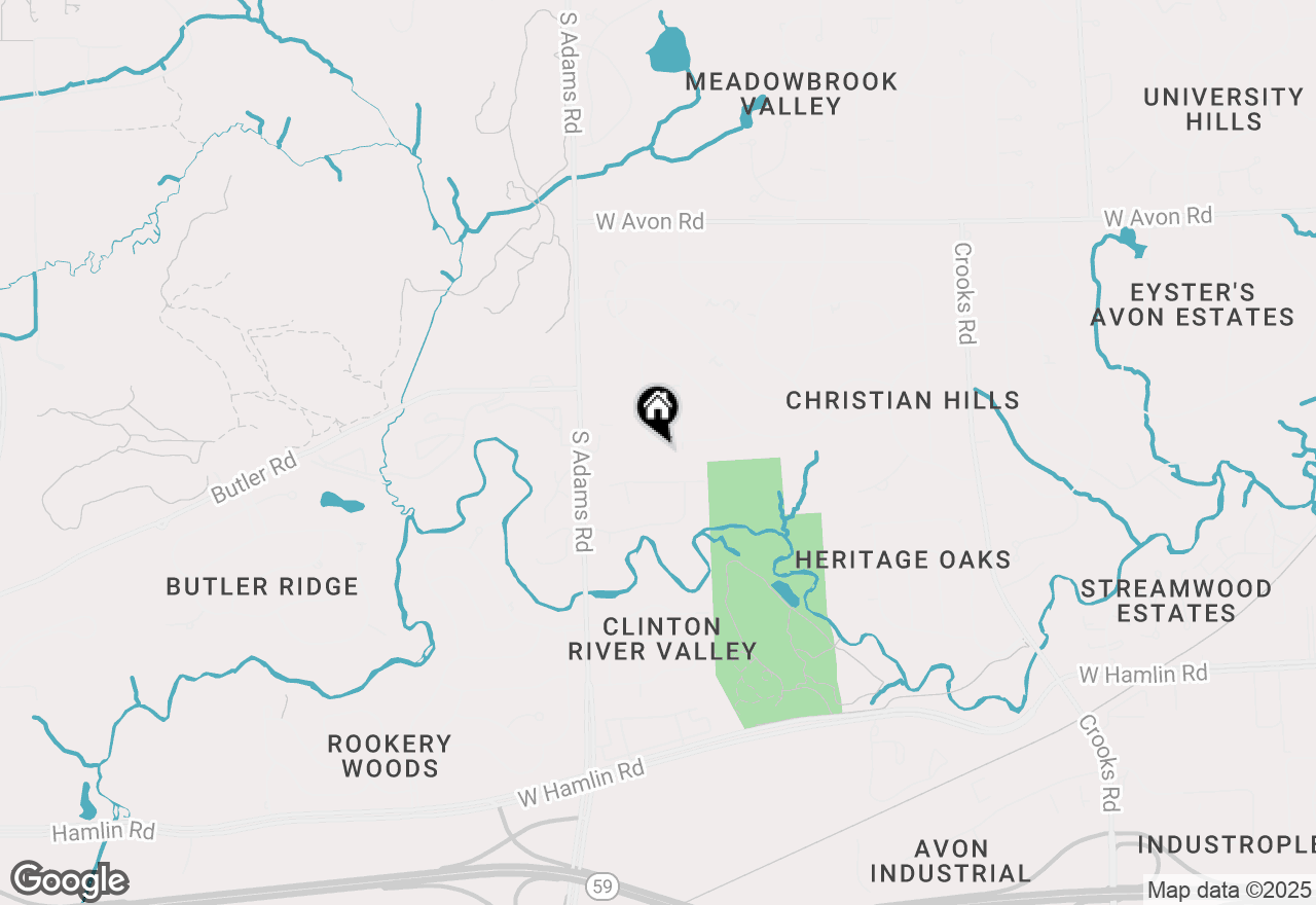 Map of 2639 Stoodleigh Street, Rochester Hills, MI 48309
