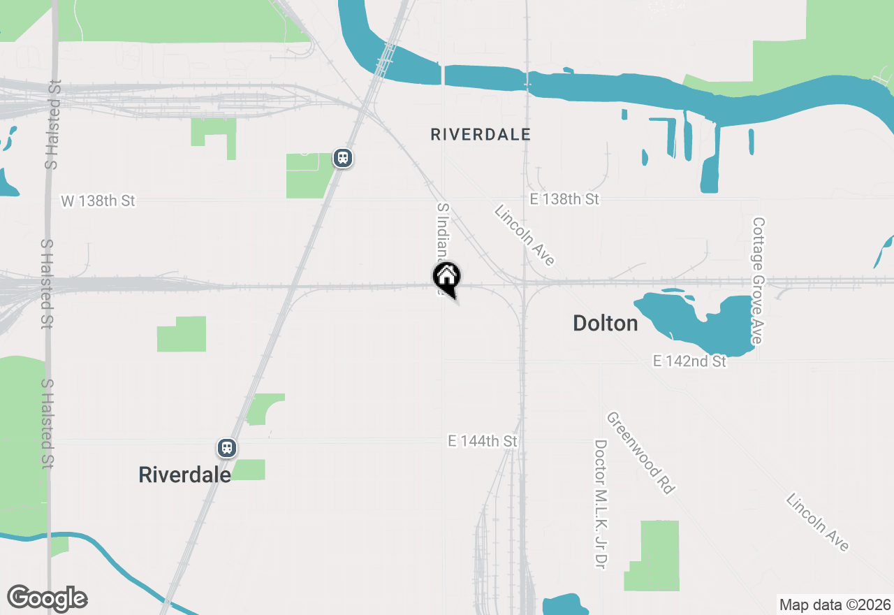 Map of 201 E 140th Place, Dolton, IL 60419