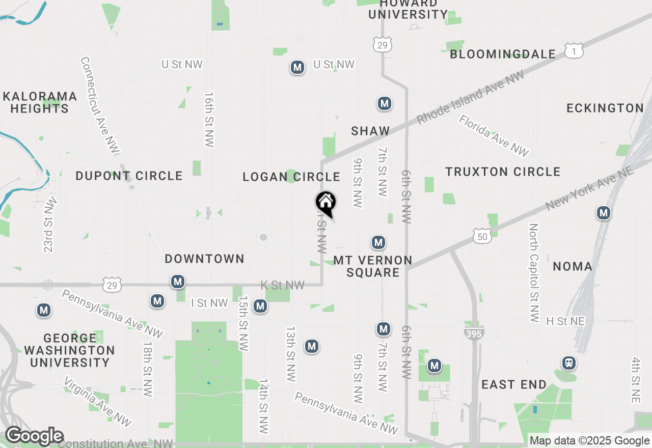 Map of 1225 11th Street Nw #5, Washington, DC 20001