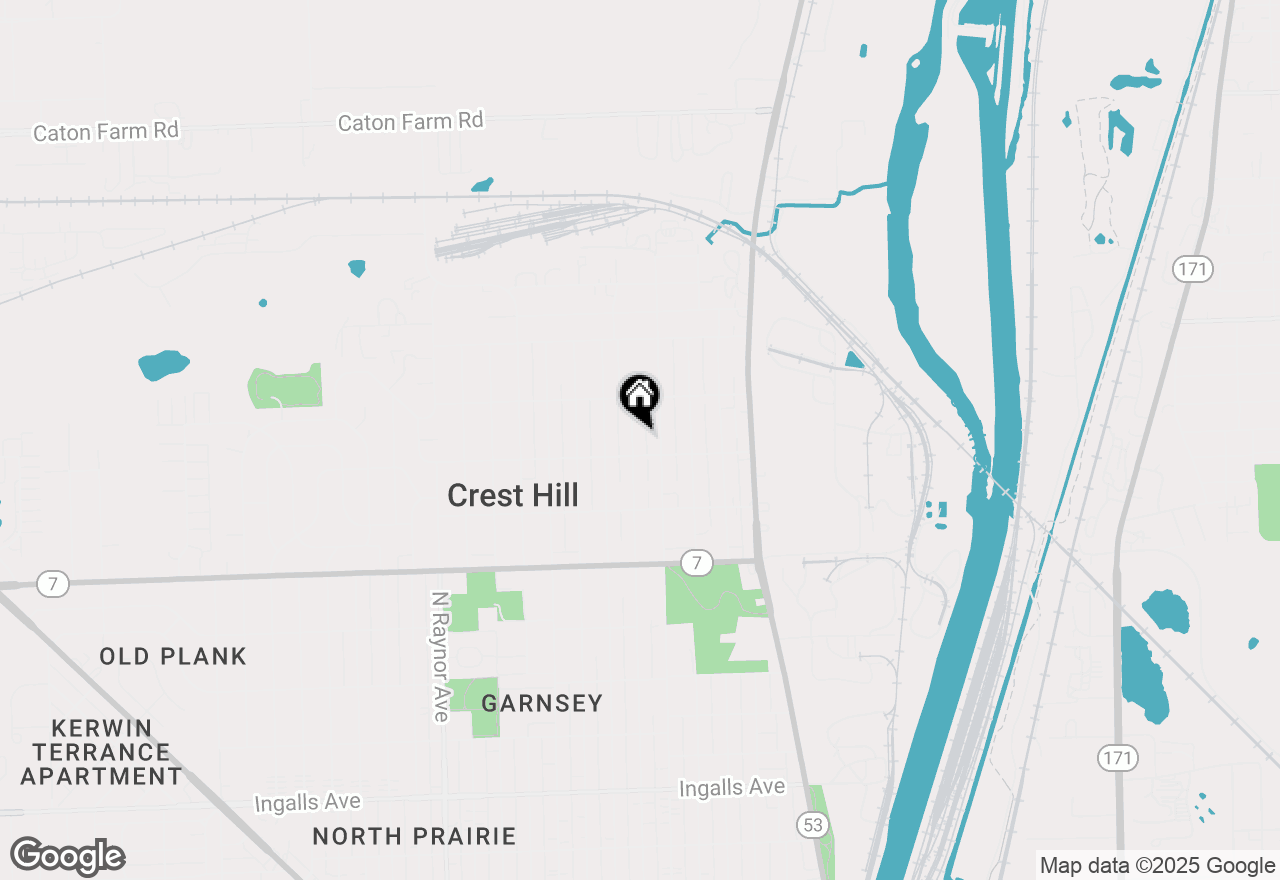 Map of 1800 Dearborn Street, Crest Hill, IL 60403