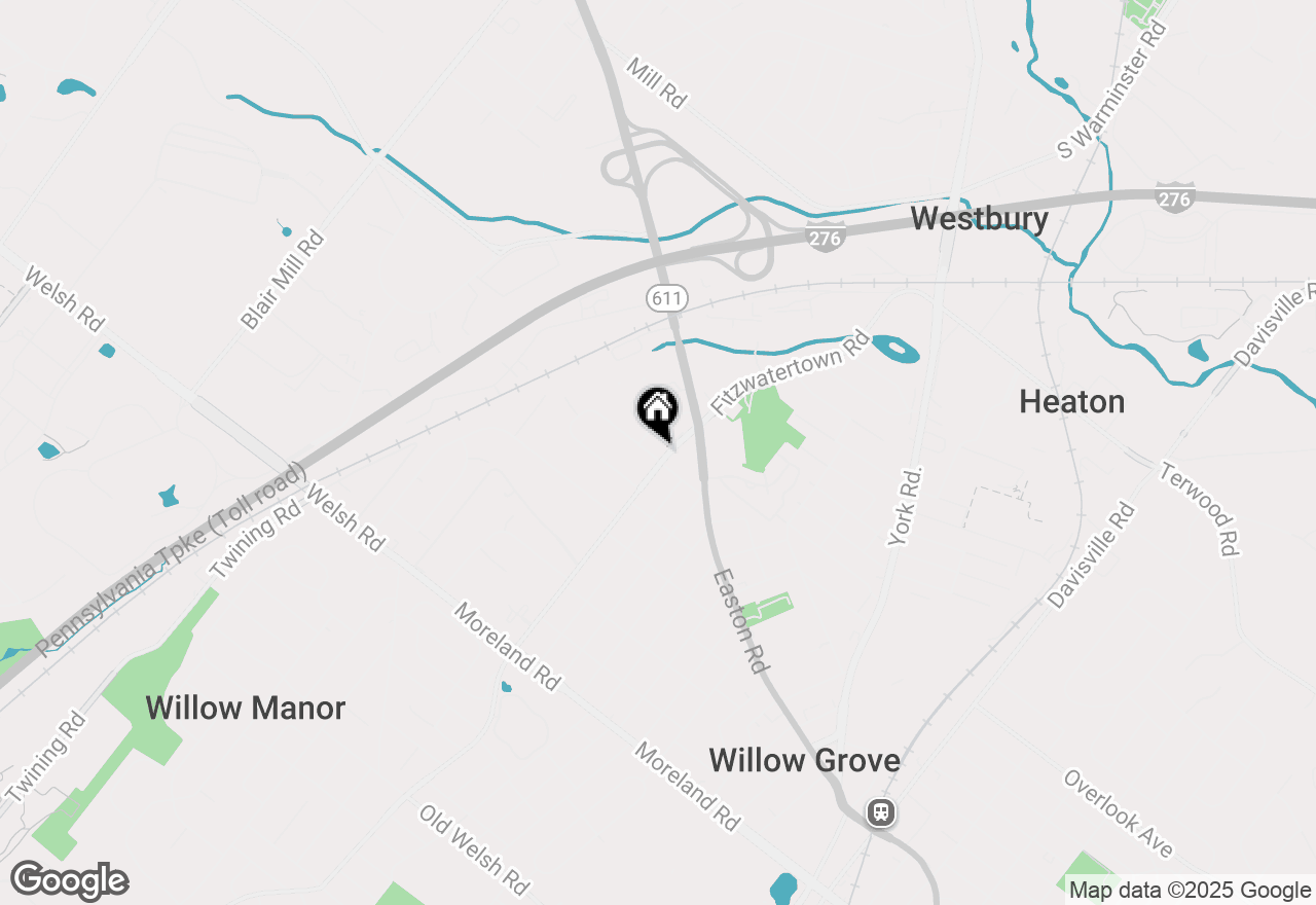 Map of 11 Russell Road, Willow Grove, PA 19090