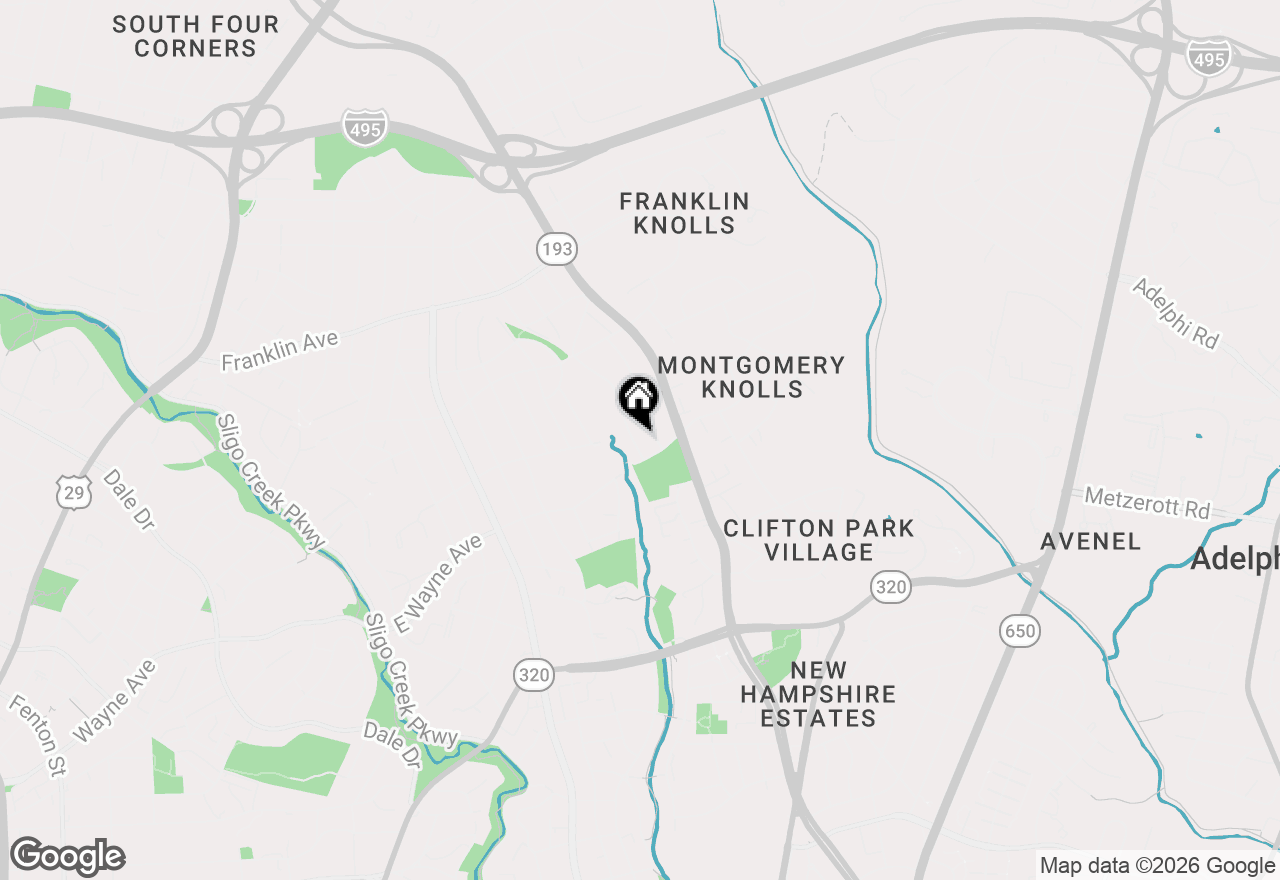 Map of 9207 Long Branch Parkway, Silver Spring, MD 20901