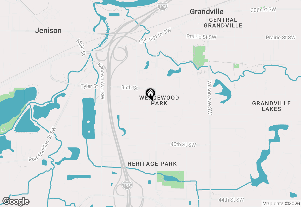 Map of 4451 Blackfoot Drive Sw, Grandville, MI 49418