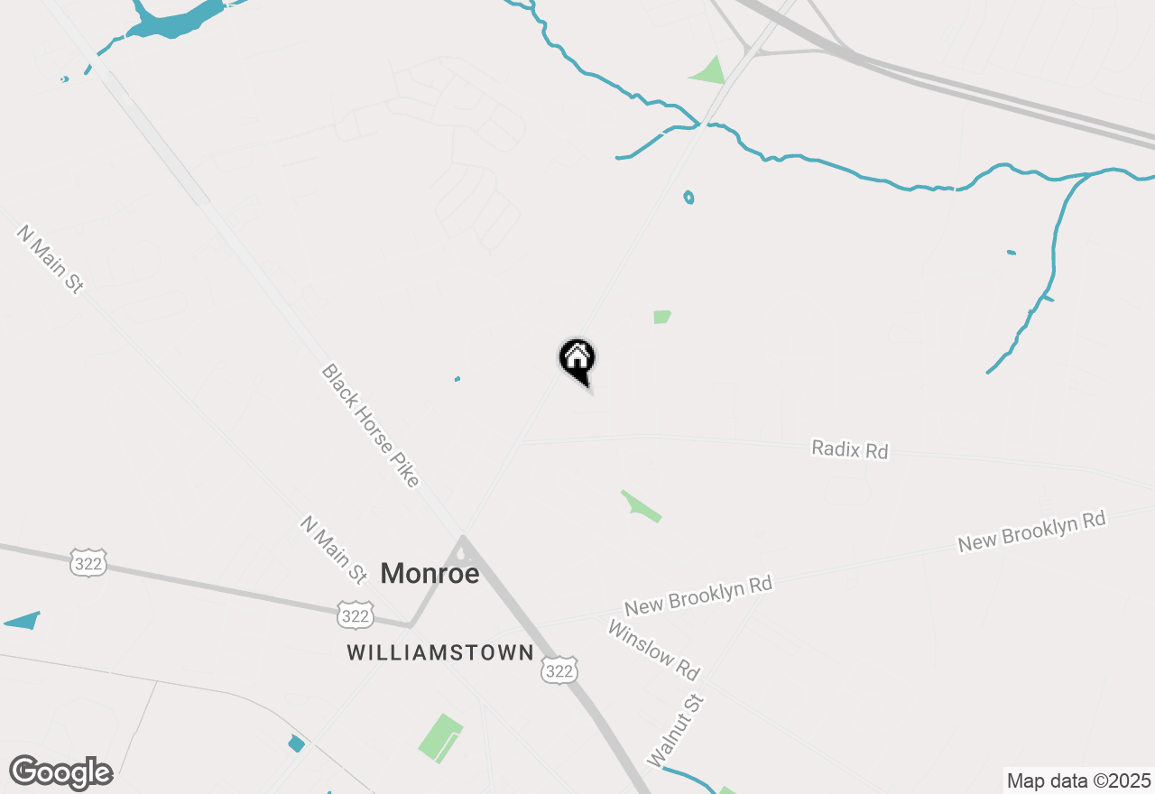 Map of 11 Gilbert Court, Williamstown, NJ 08094