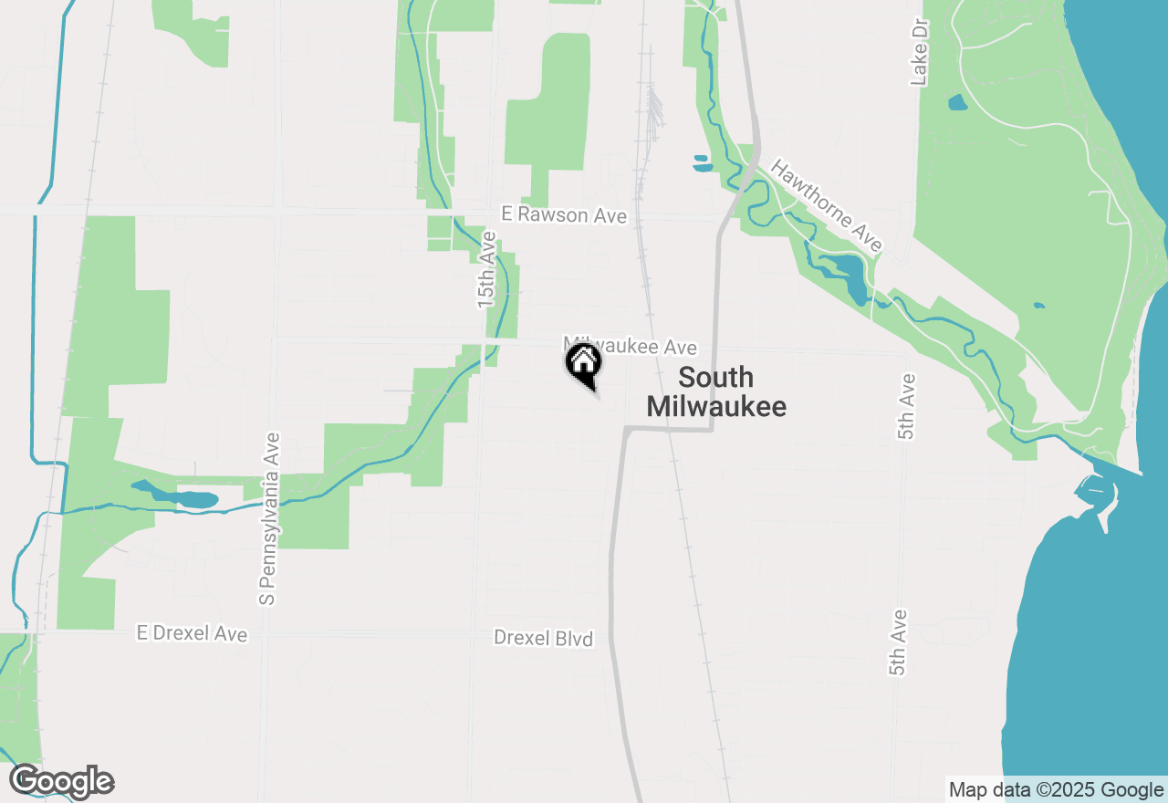 Map of 1235 Michigan Ave, South Milwaukee, WI 53172