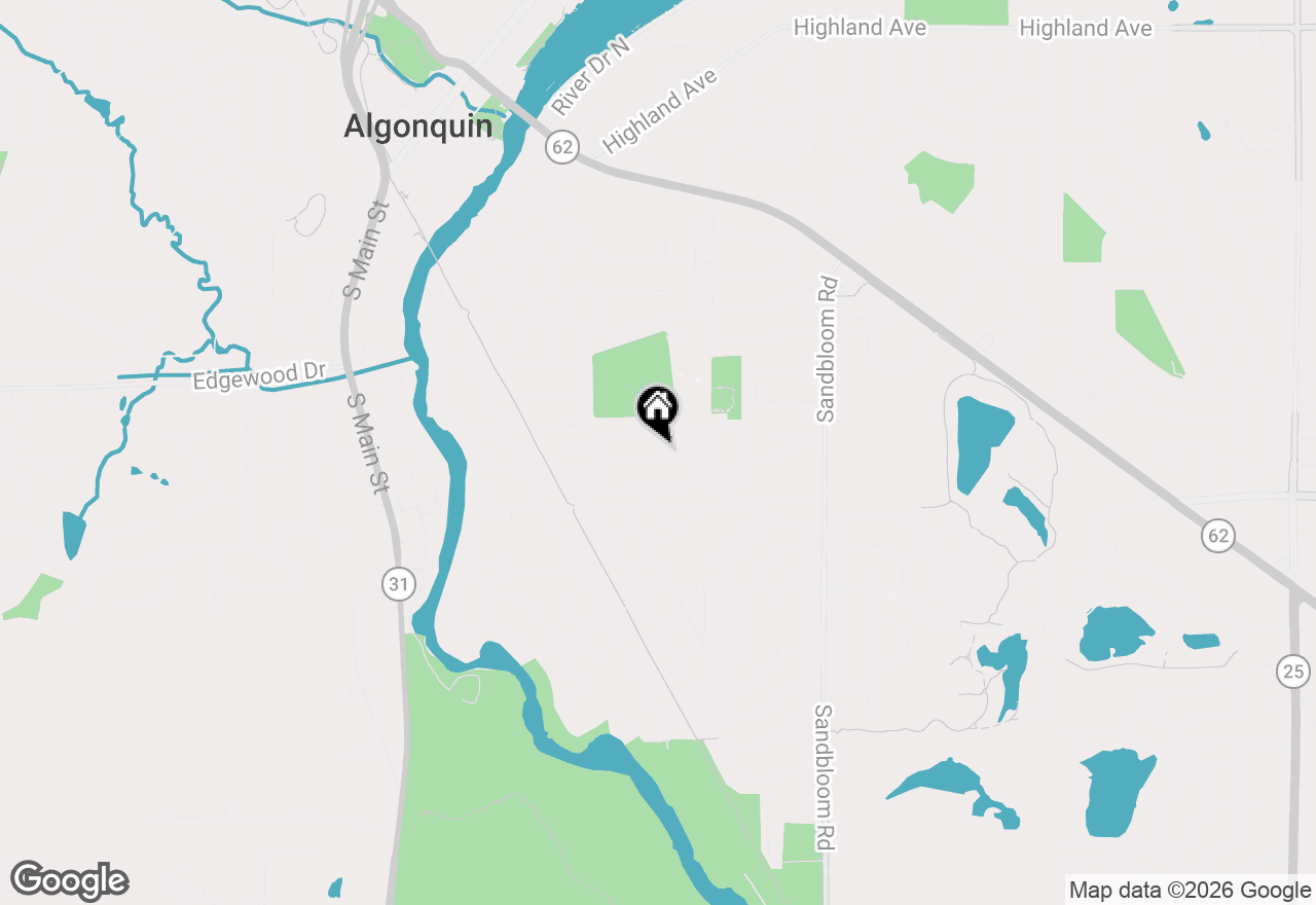 Map of 710 Chelsea Drive, Algonquin, IL 60102
