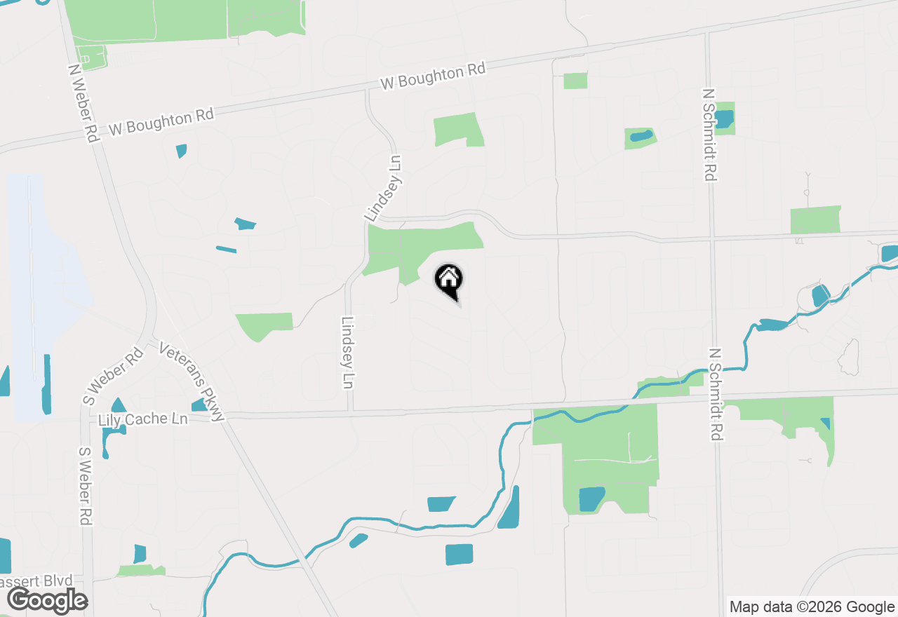 Map of 828 Tamms Lane, Bolingbrook, IL 60440