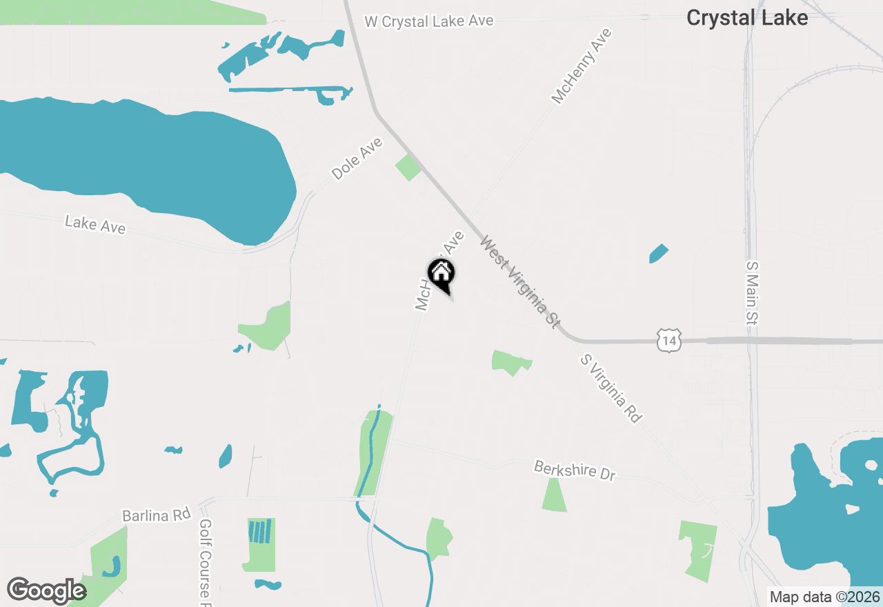 Map of 474 Linn Avenue, Crystal Lake, IL 60014