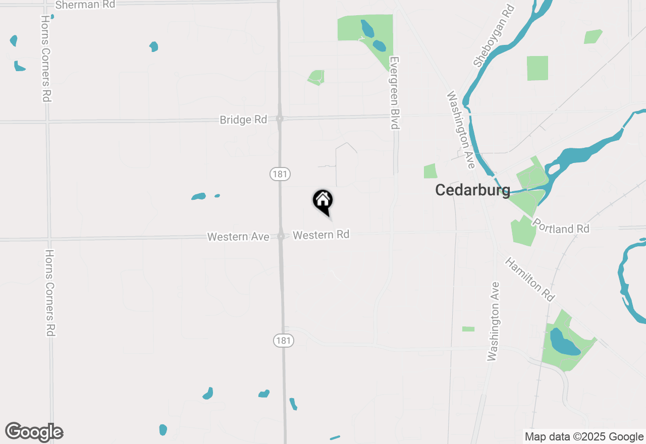 Map of W73N526 Cider Mill Ct, Cedarburg, WI 53012