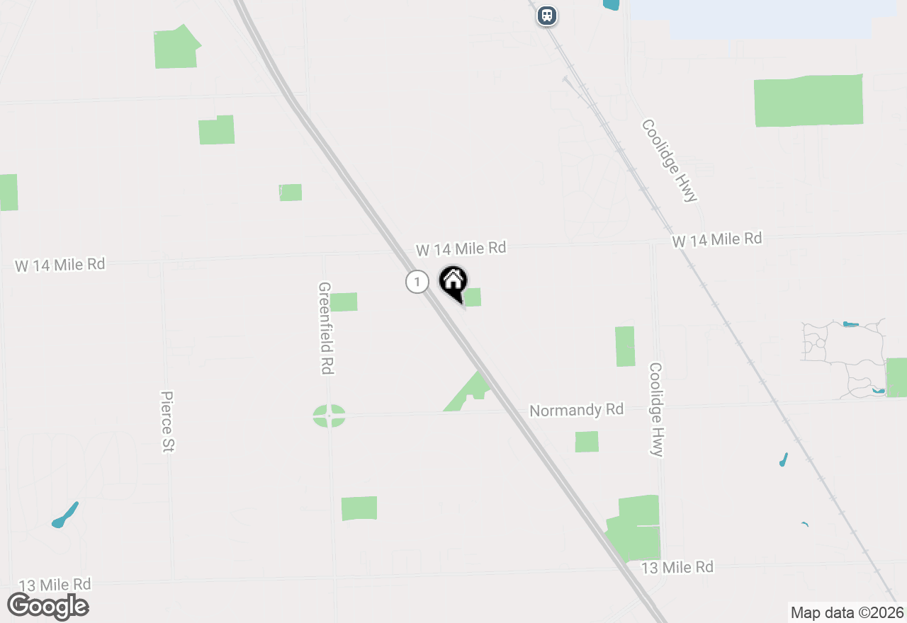 Map of 32686 Woodward Avenue #E, Royal Oak, MI 48073