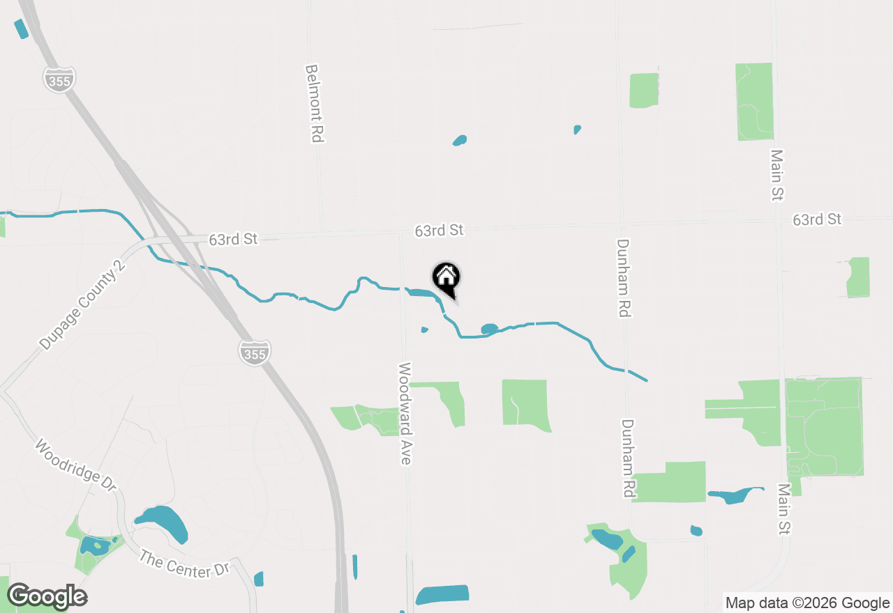 Map of 1912 Prentiss Drive, Downers Grove, IL 60516