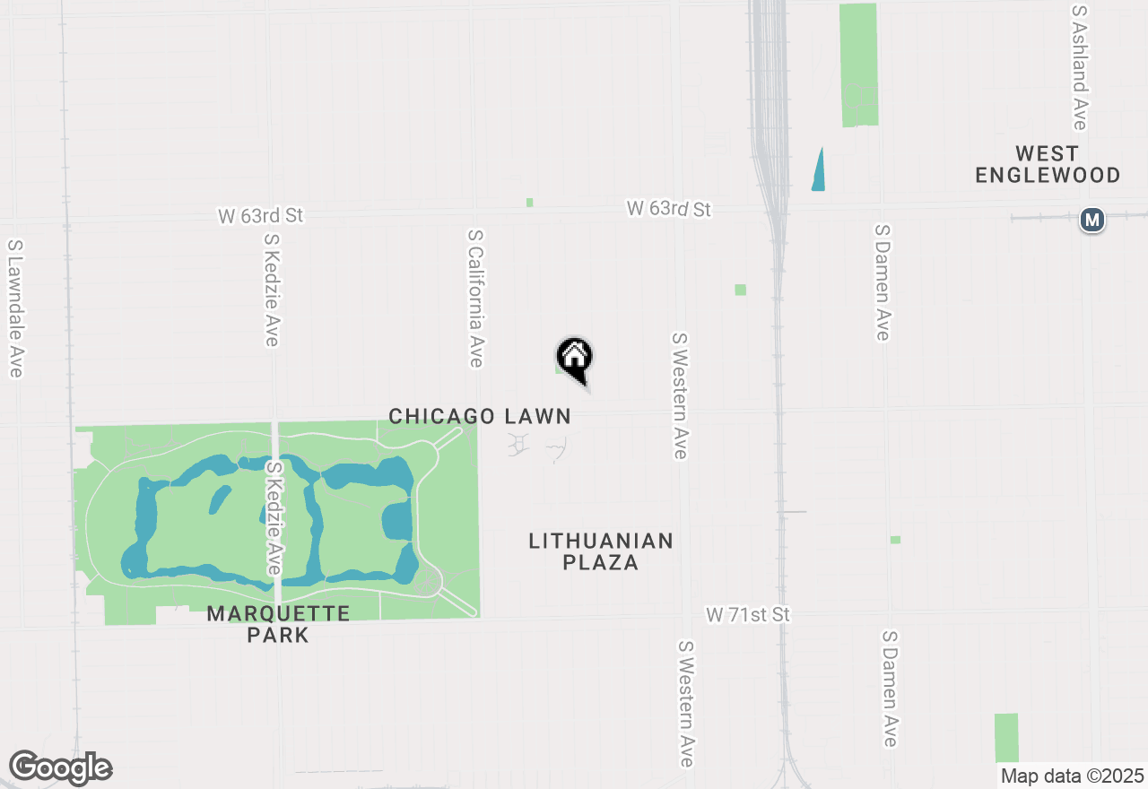 Map of 6636 S Rockwell Street, Chicago, IL 60629