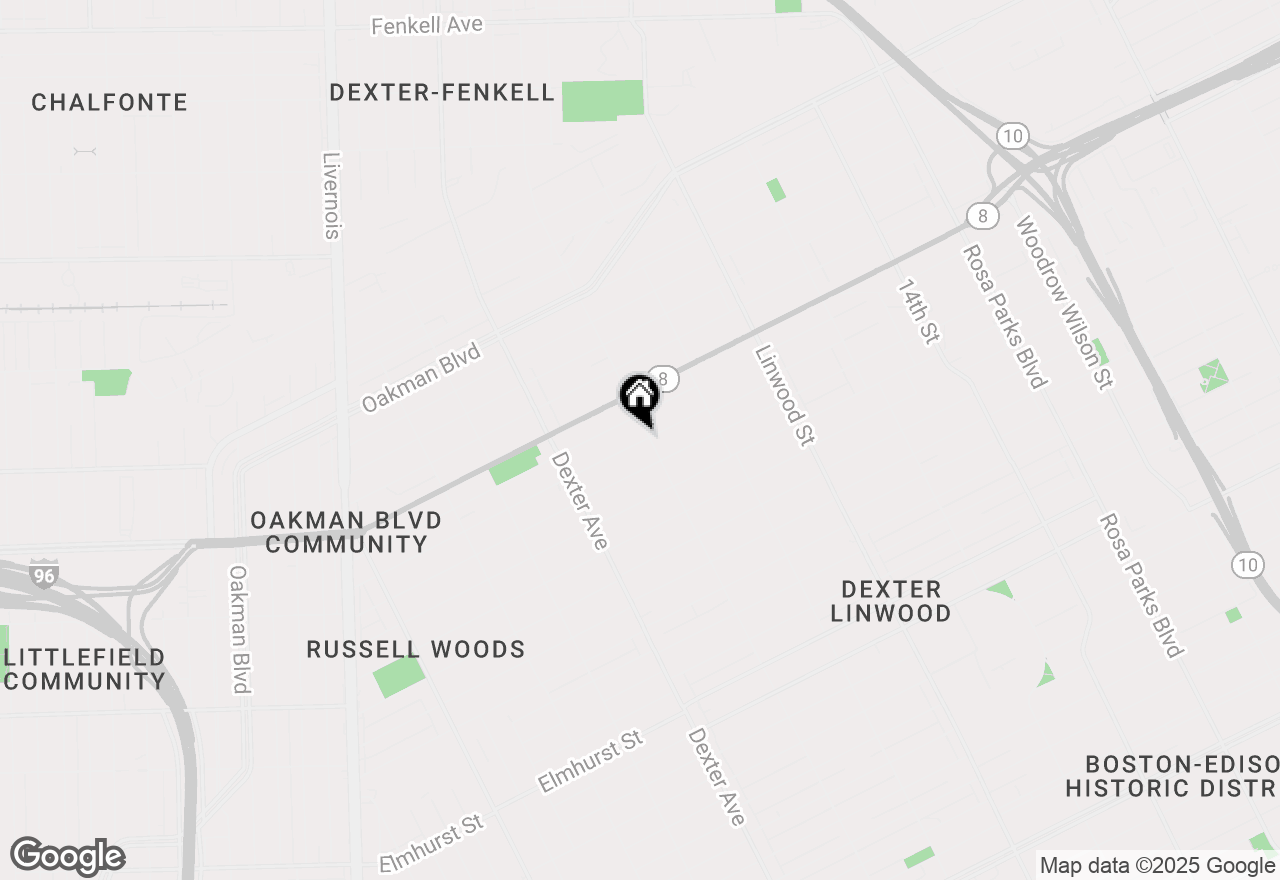 Map of 3242 Tyler Street, Detroit, MI 48238