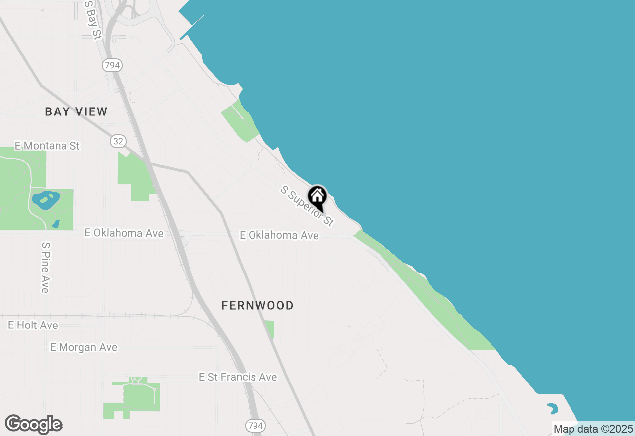 Map of 3043 S Superior St, Milwaukee, WI 53207