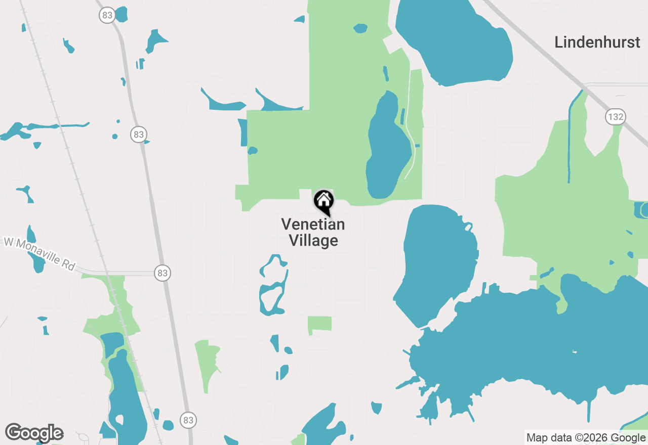 Map of 36903 N Hilda Lane, Lake Villa, IL 60046