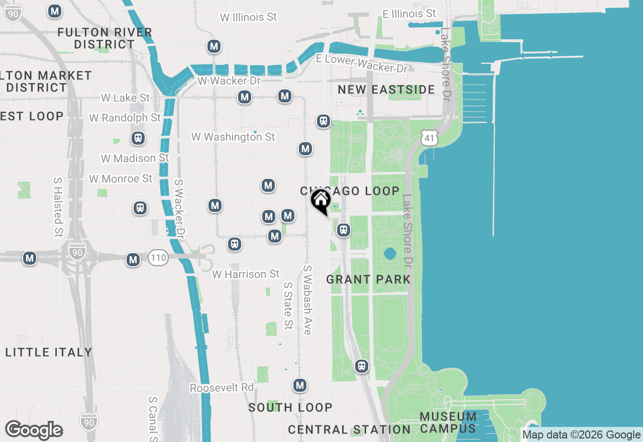 Map of 310 S Michigan Avenue #1100, Chicago, IL 60604