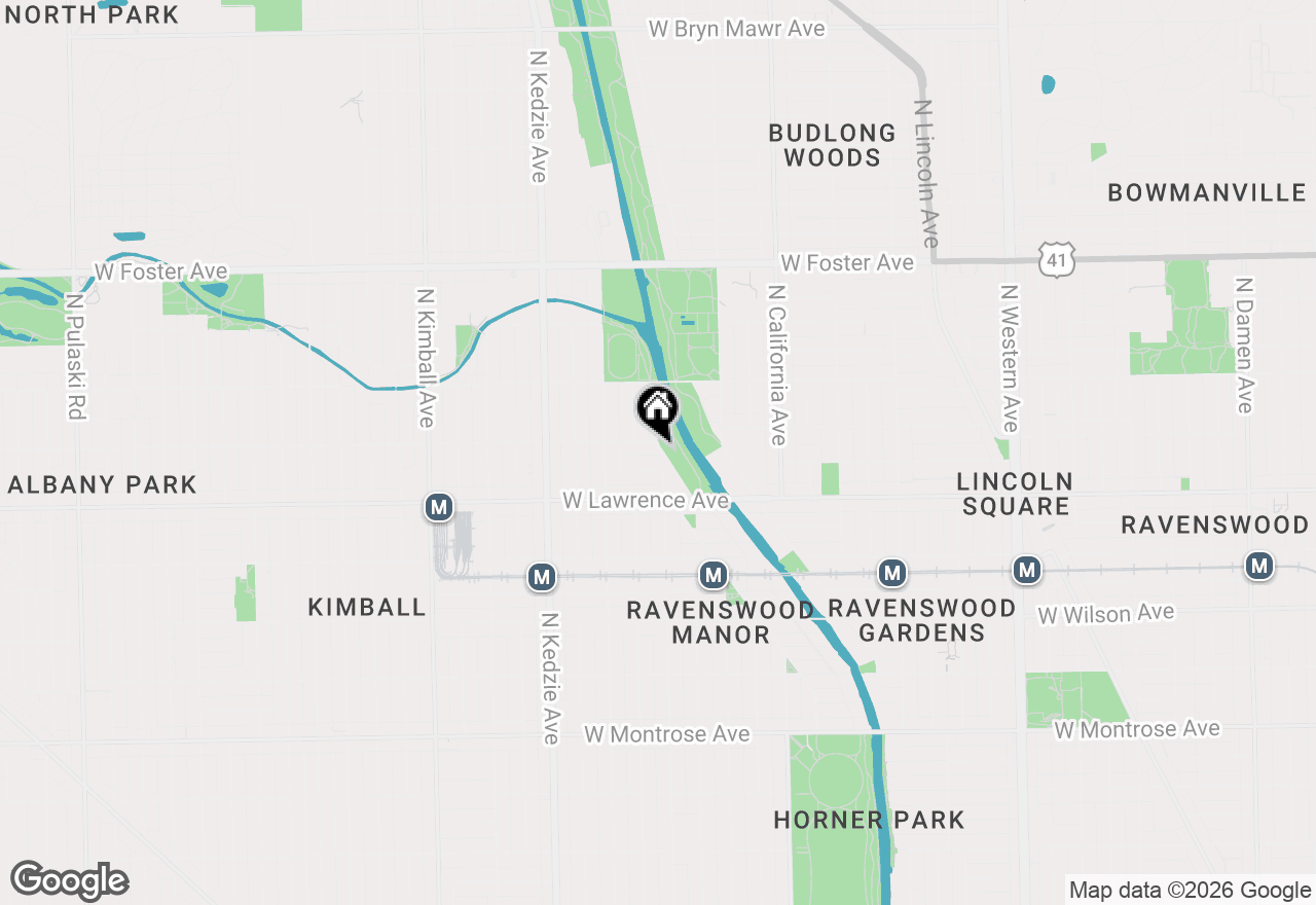 Map of 4852 N Sacramento Avenue #G, Chicago, IL 60625