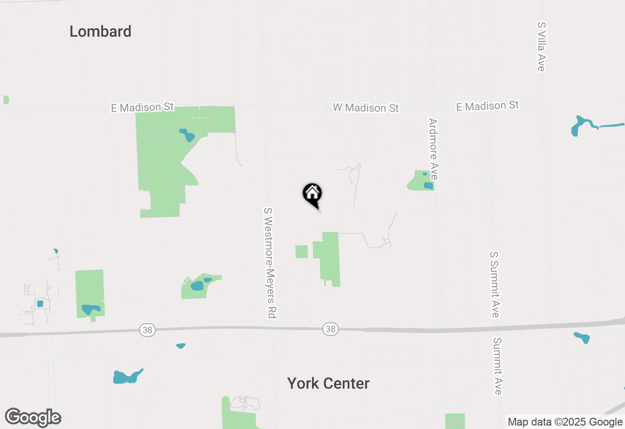 Map of 1129 E Addison Avenue, Lombard, IL 60148