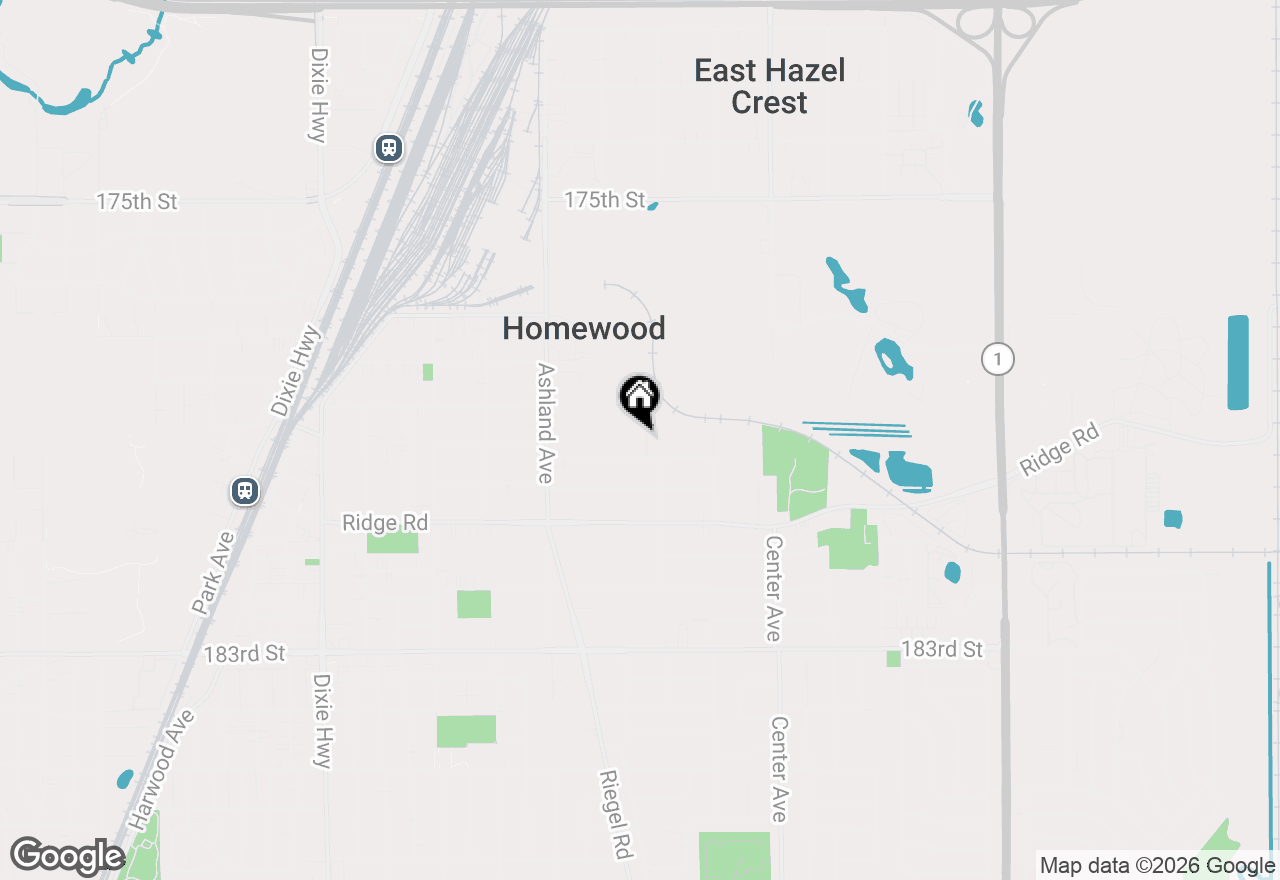 Map of 17926 Lahaigh Road, Homewood, IL 60430