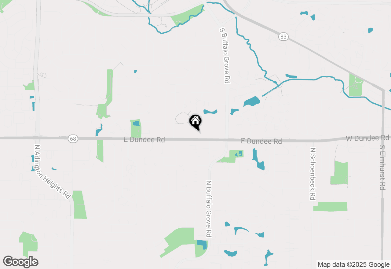 Map of 1 Oak Creek Drive #3307, Buffalo Grove, IL 60089