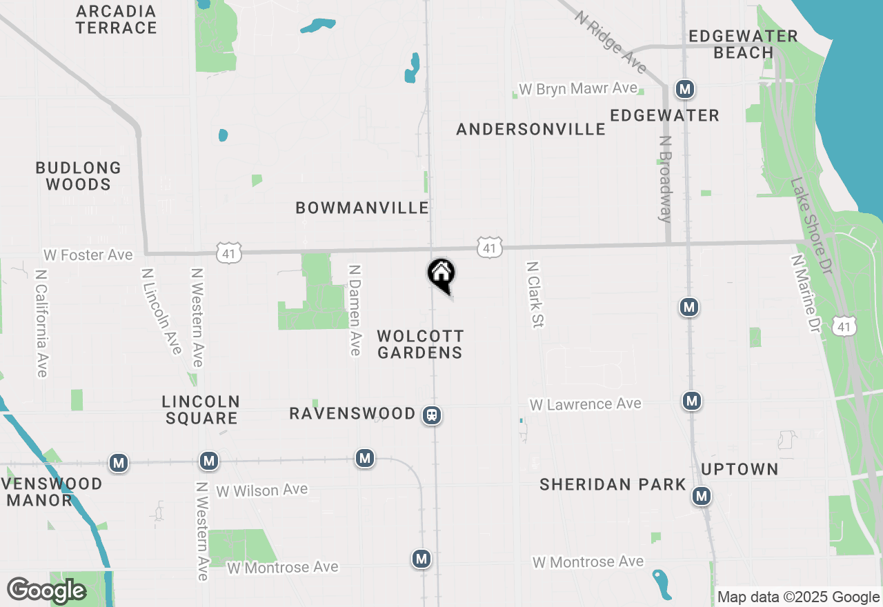 Map of 1776 W Winnemac Avenue #100, Chicago, IL 60640