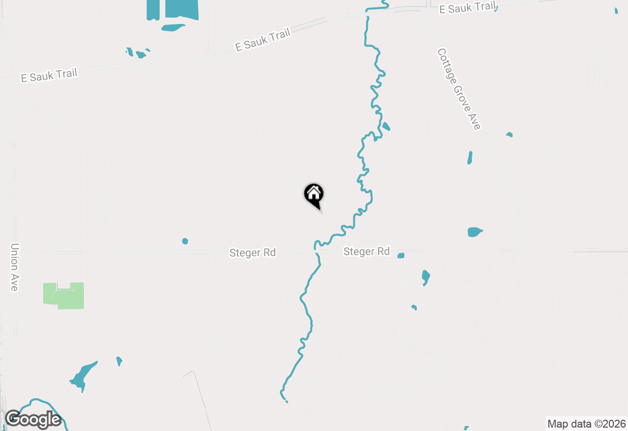 Map of 22939 Sherman Road, Steger, IL 60475