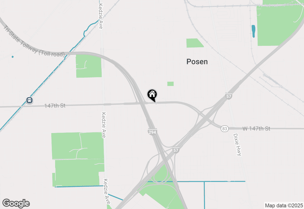 Map of 2821 W 147th Street, Posen, IL 60469