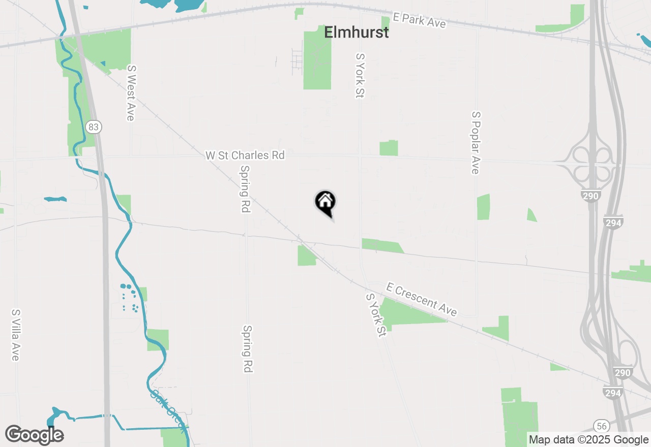 Map of 484 S Cottage Hill Avenue, Elmhurst, IL 60126