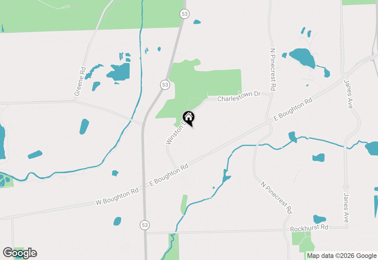 Map of 216 Douglass Way, Bolingbrook, IL 60440