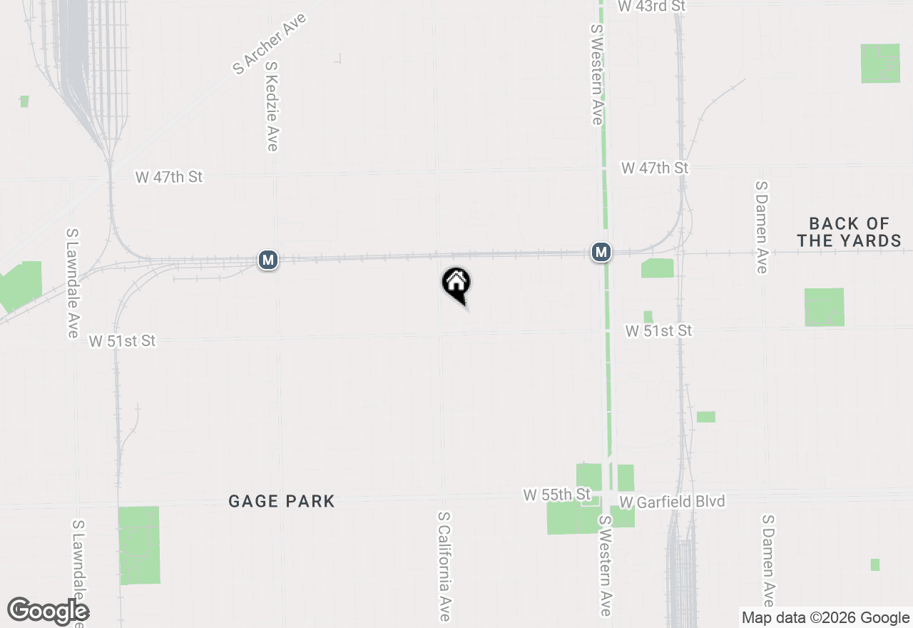 Map of 5028 S Fairfield Avenue, Chicago, IL 60632