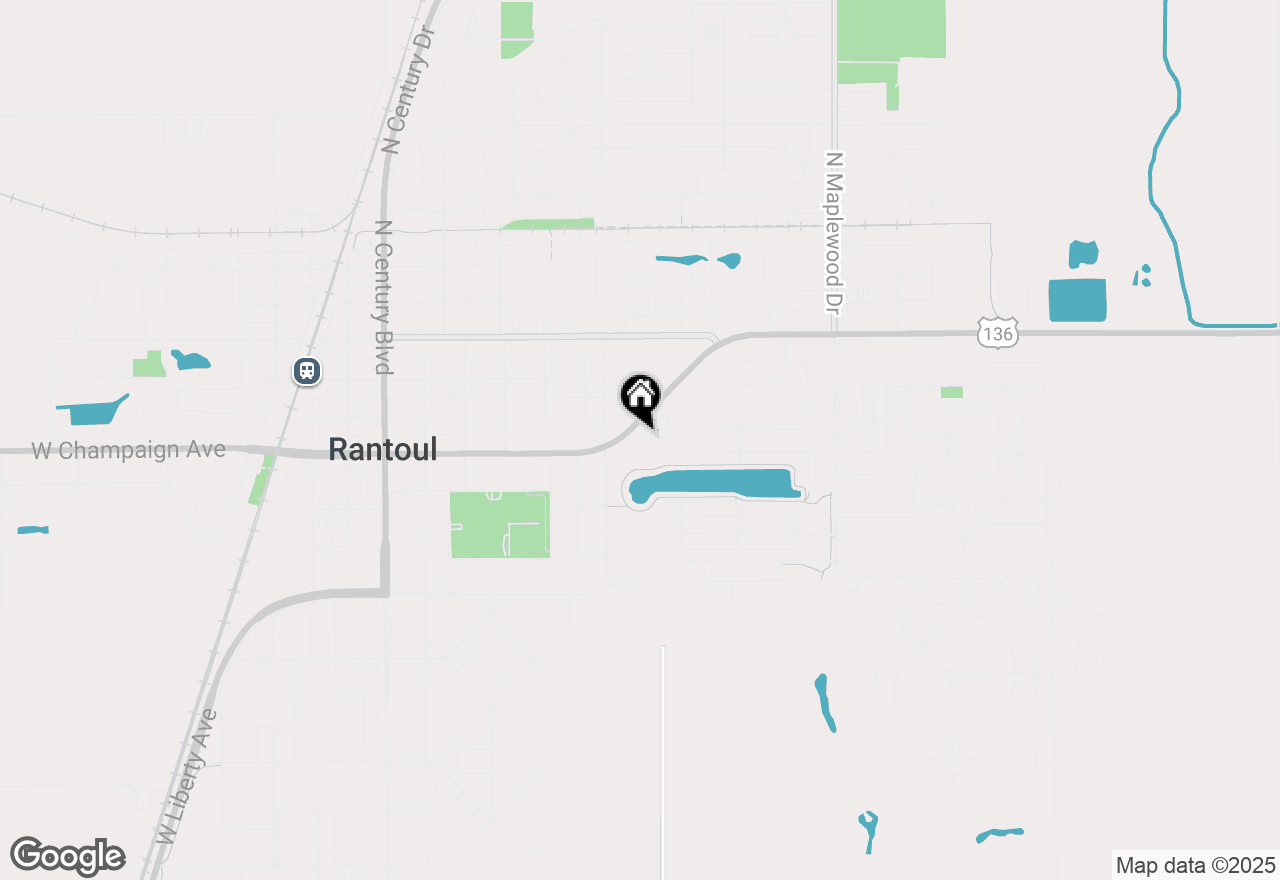 Map of 13 Charles Drive, Rantoul, IL 61866