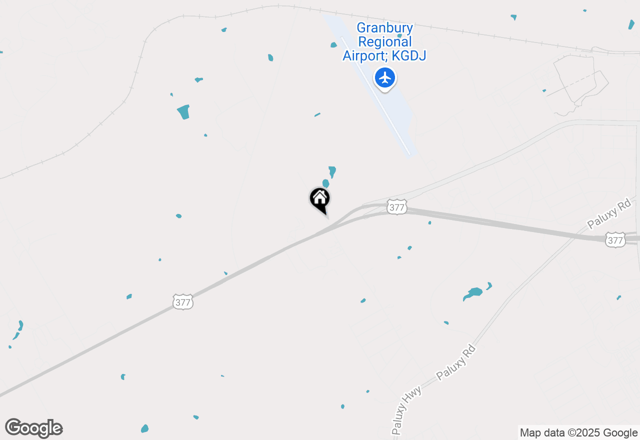 Map of 2500 W Us Highway 377, Granbury, TX 76048
