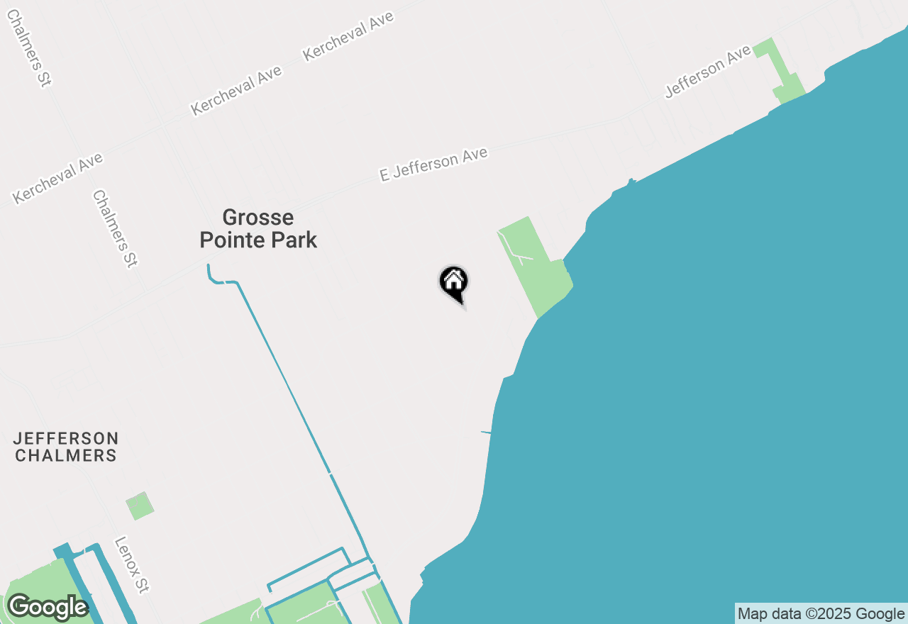 Map of 718 Berkshire Road, Grosse Pointe Park, MI 48230