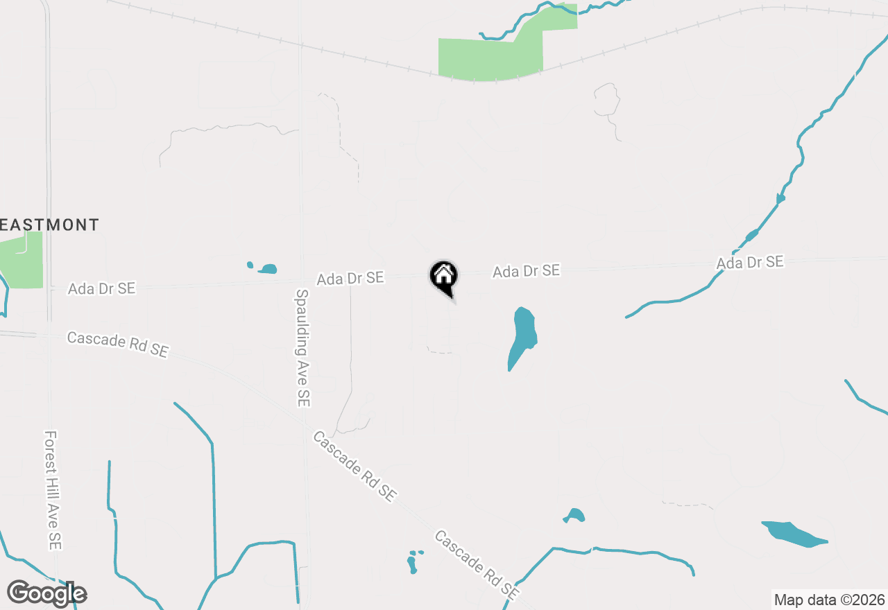 Map of 873 Bridge Crest Drive Se #8, Ada, MI 49301