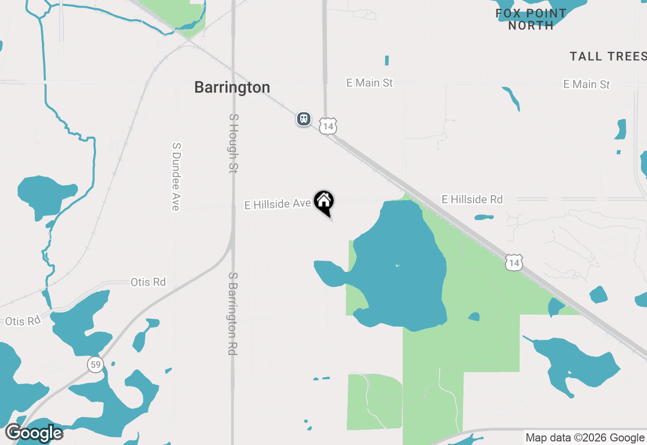 Map of 735 Prairie Avenue, Barrington, IL 60010