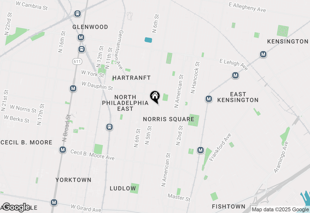 Map of 439 W Susquehanna Avenue #1, Philadelphia, PA 19122