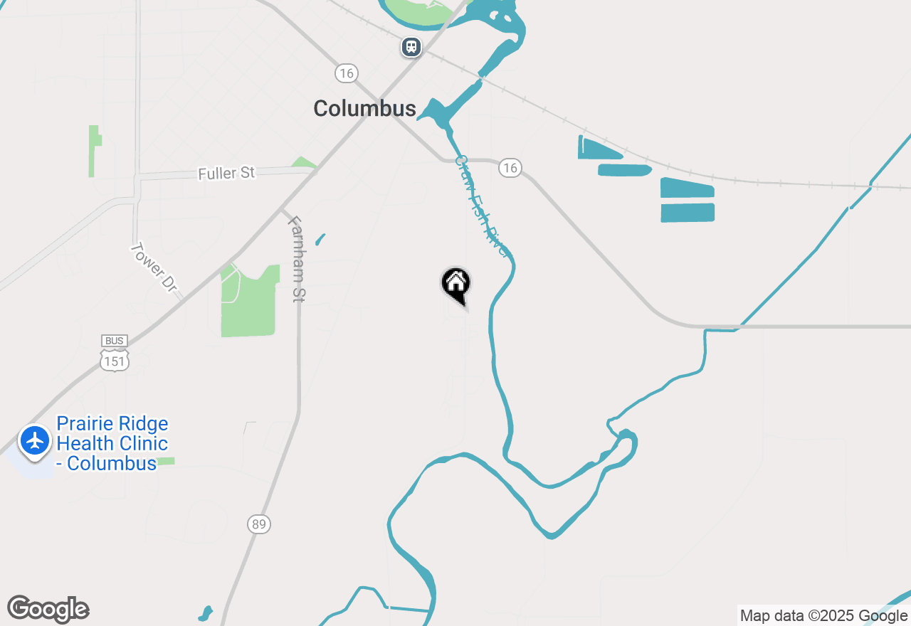 Map of 496 River Road #1, Columbus, WI 53925