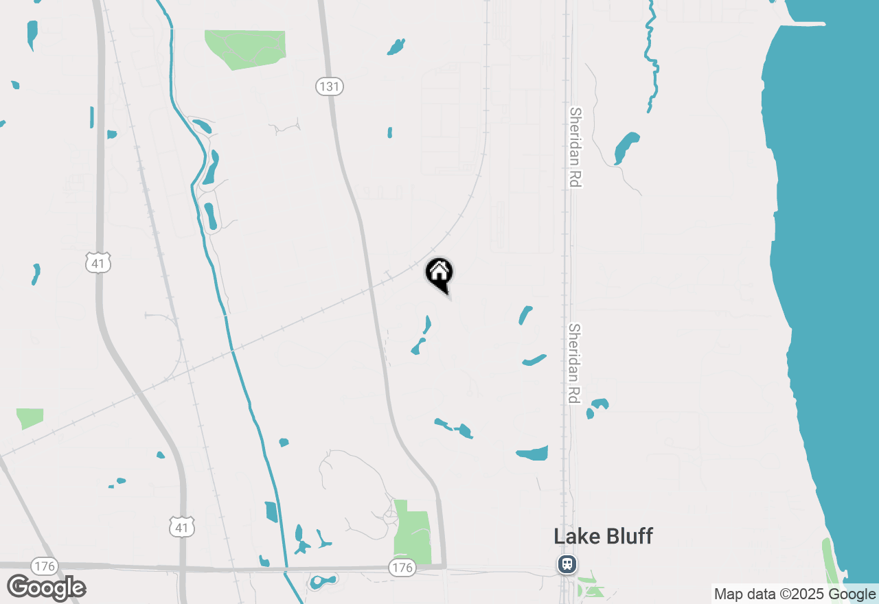 Map of 39 Warrington Drive, Lake Bluff, IL 60044