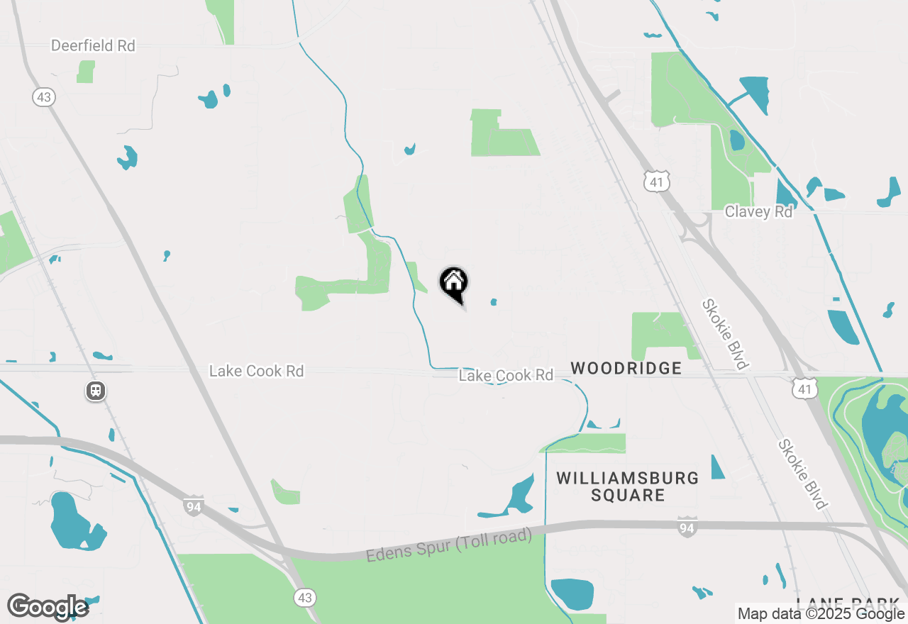 Map of 2087 Magnolia Lane, Highland Park, IL 60035