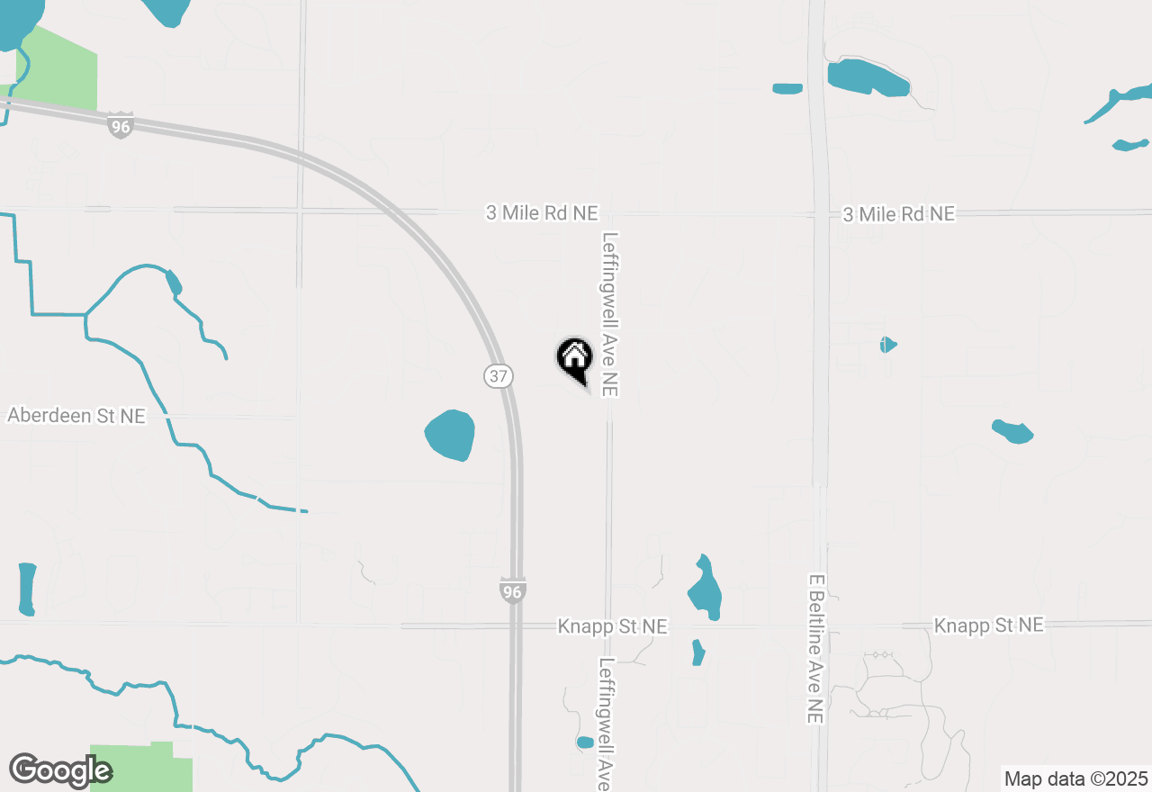 Map of 2706 Bridge Place Drive Ne, Grand Rapids, MI 49525