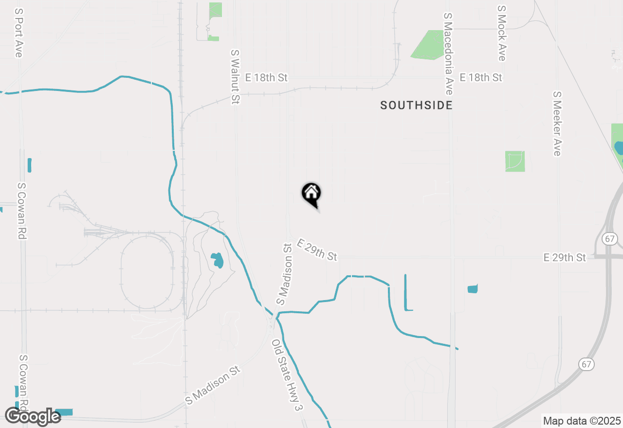 Map of 601 E 26th Street, Muncie, IN 47302