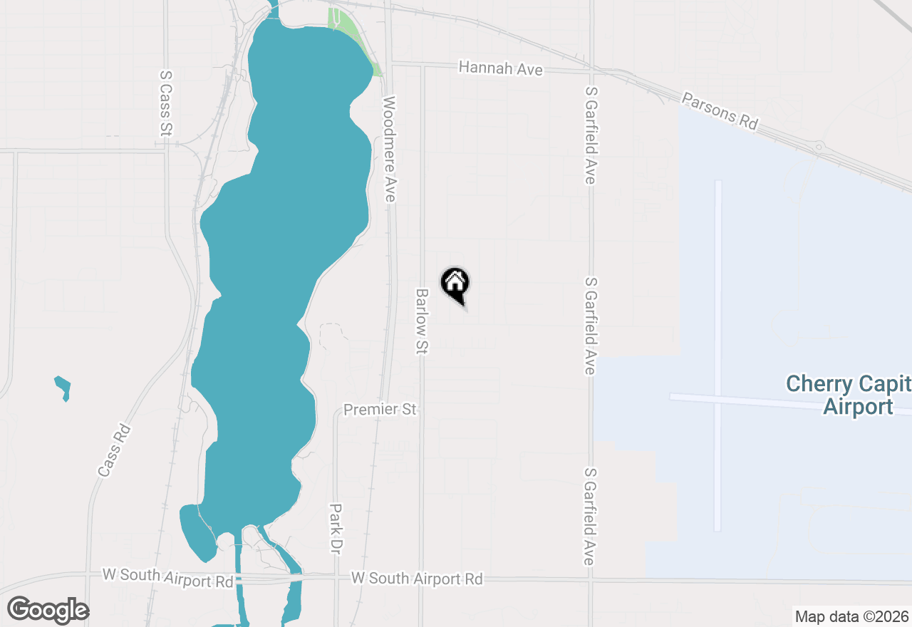 Map of 1229 Santo Street, Traverse City, MI 49686