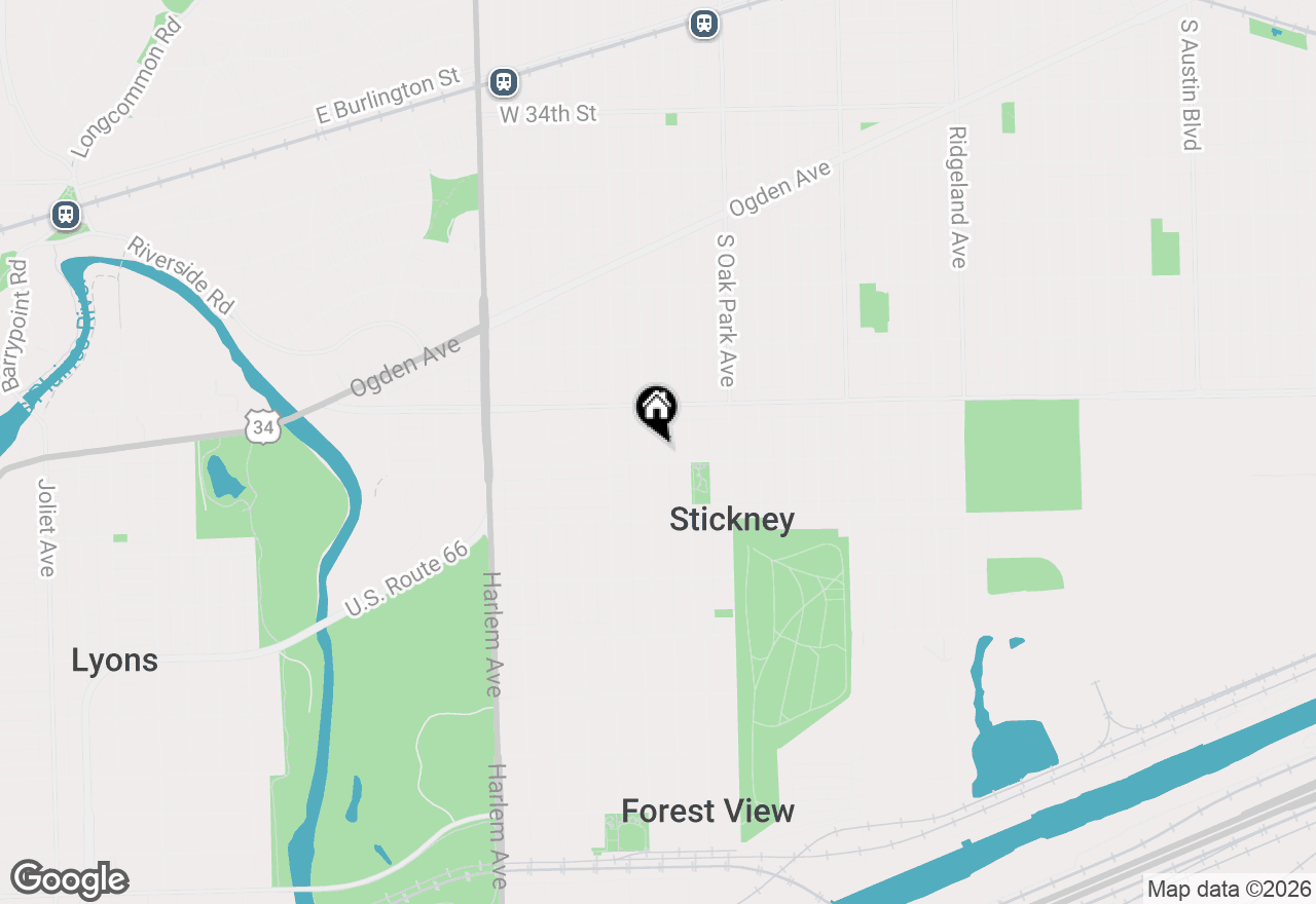 Map of 3937 Clinton Avenue, Stickney, IL 60402