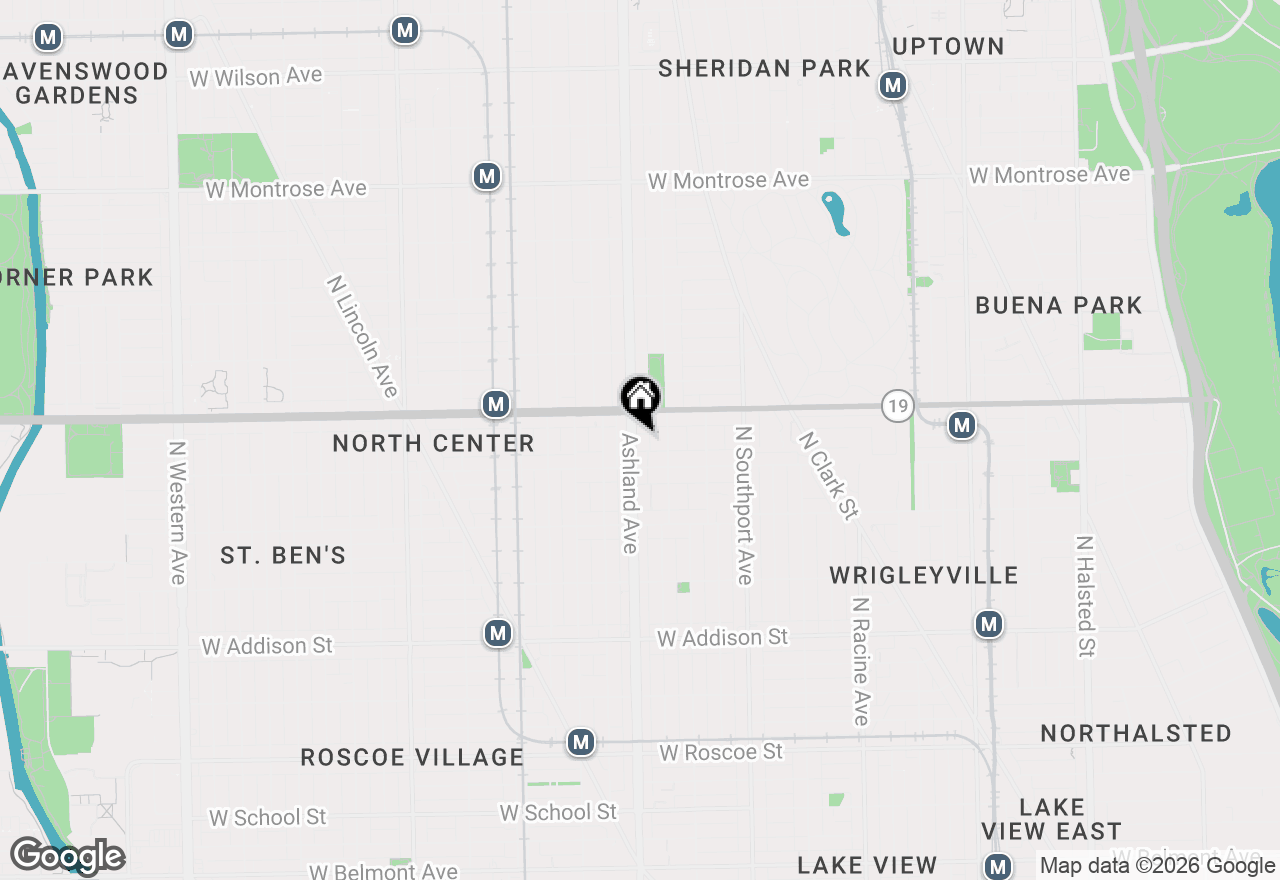 Map of 3929 N Ashland Avenue #2, Chicago, IL 60613