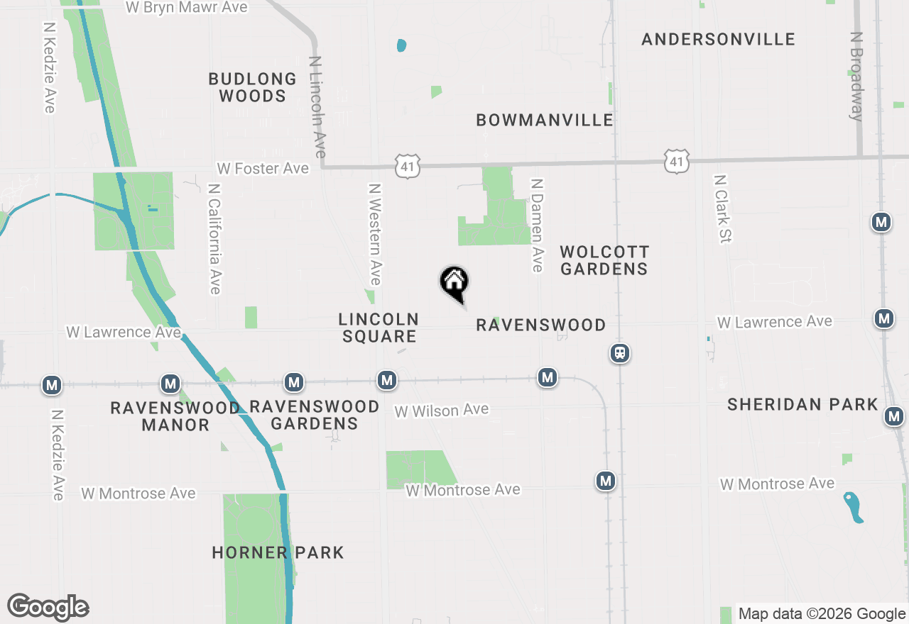 Map of 4822 N Leavitt Street, Chicago, IL 60625