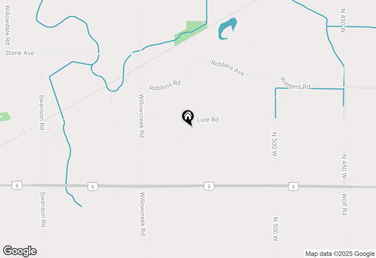 Map of 6182 River Run Avenue, Portage, IN 46368