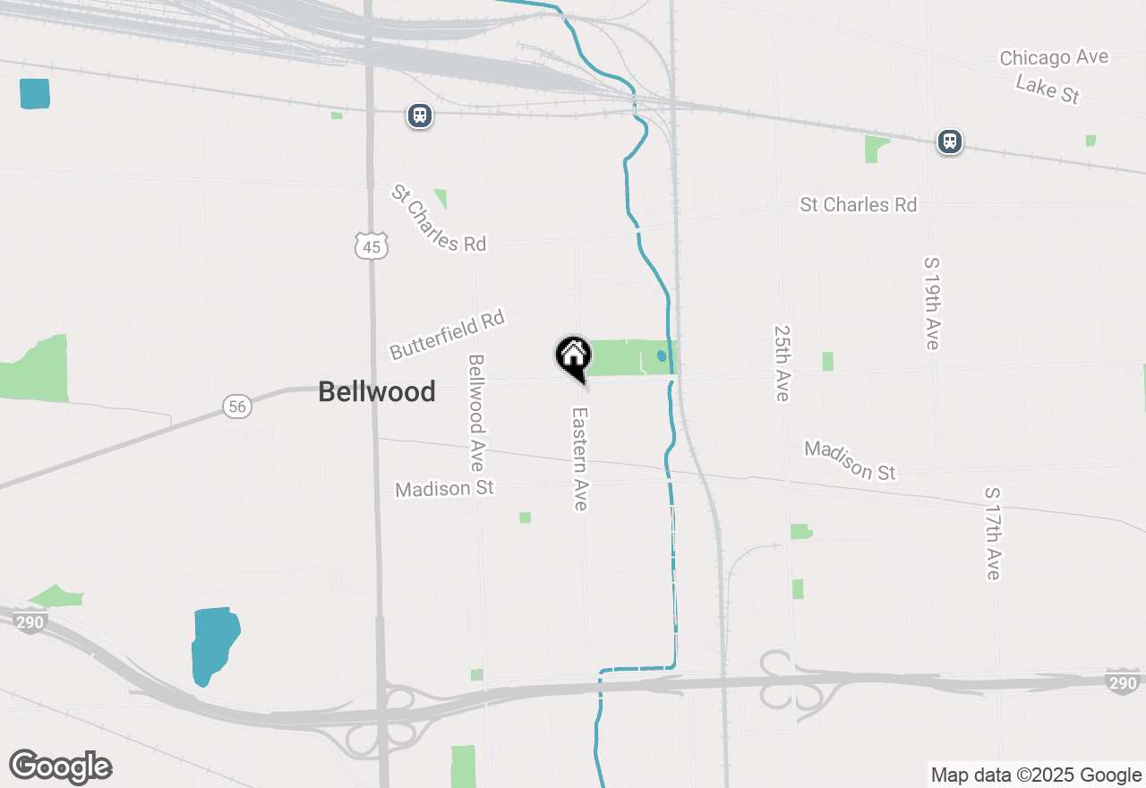 Map of 610 Eastern Avenue, Bellwood, IL 60104