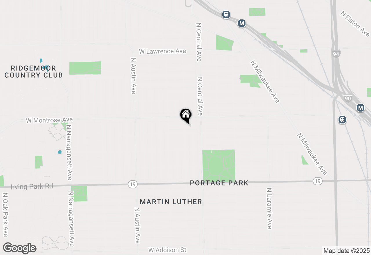 Map of 5657 W Pensacola Avenue, Chicago, IL 60634