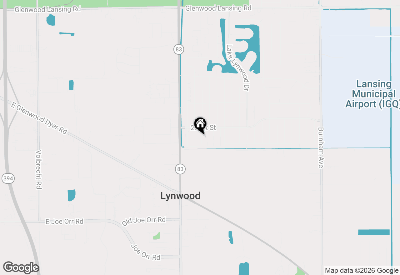 Map of 2520 Cedar Glen Drive N, Lynwood, IL 60411