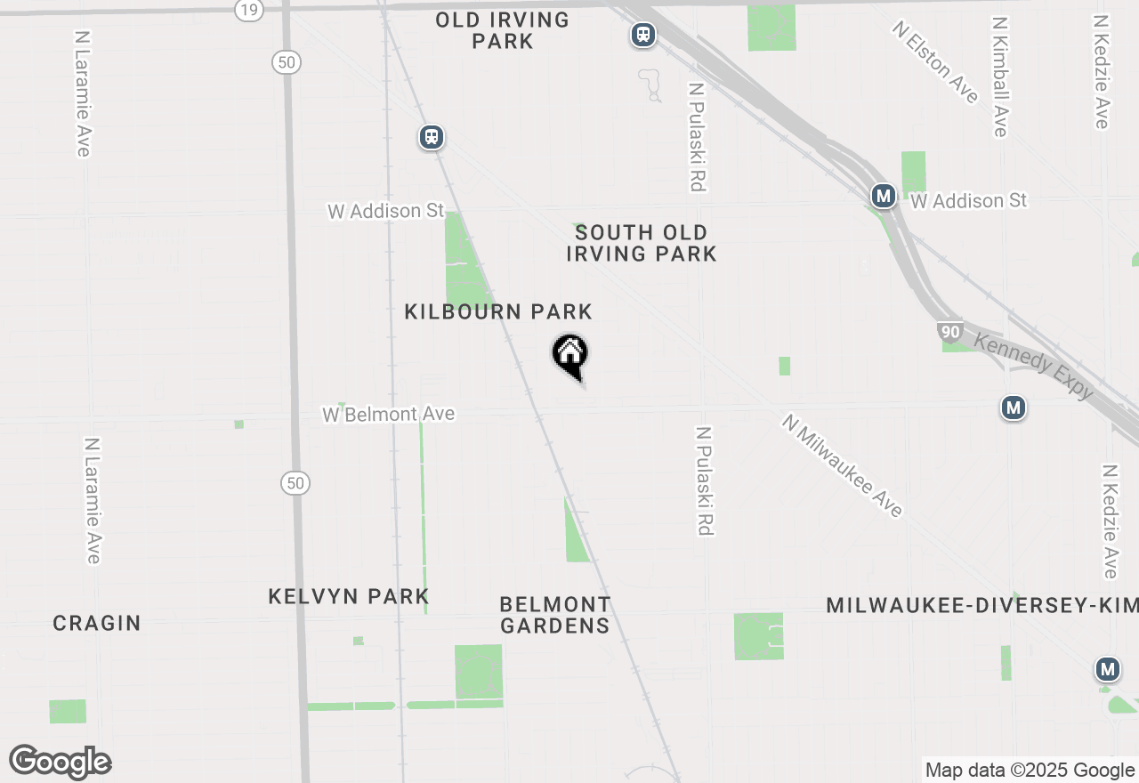 Map of 4239 W Melrose Street #2, Chicago, IL 60641